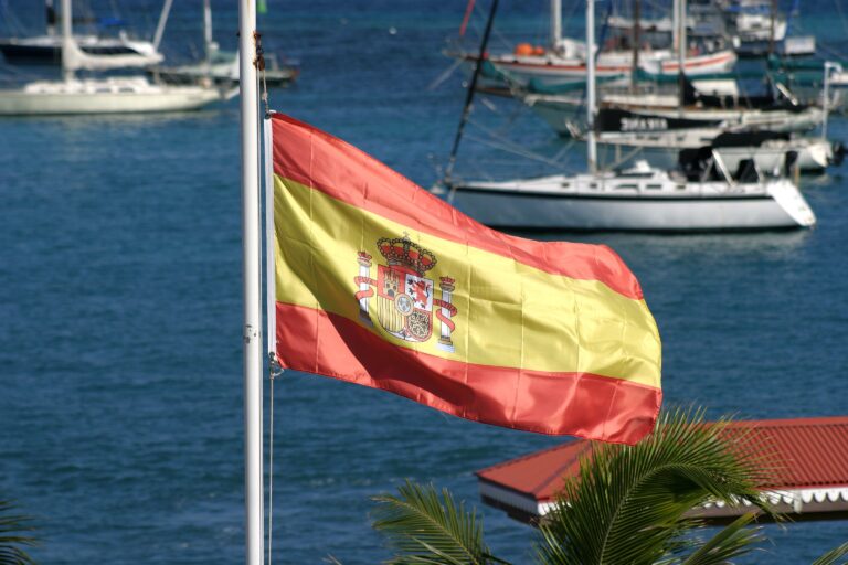 de vlag van Spanje